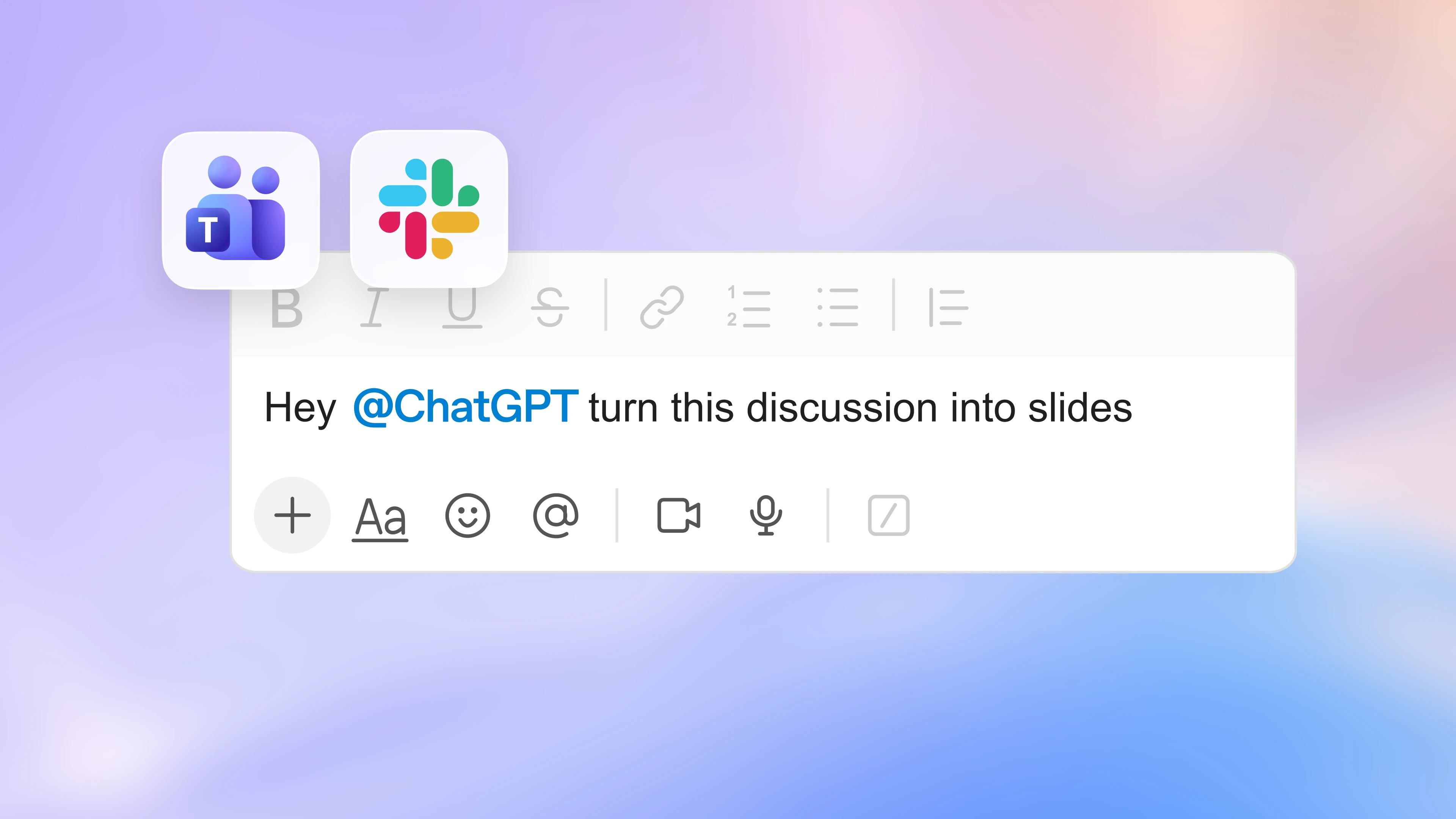 ChatGPT в Slack и Microsoft Teams